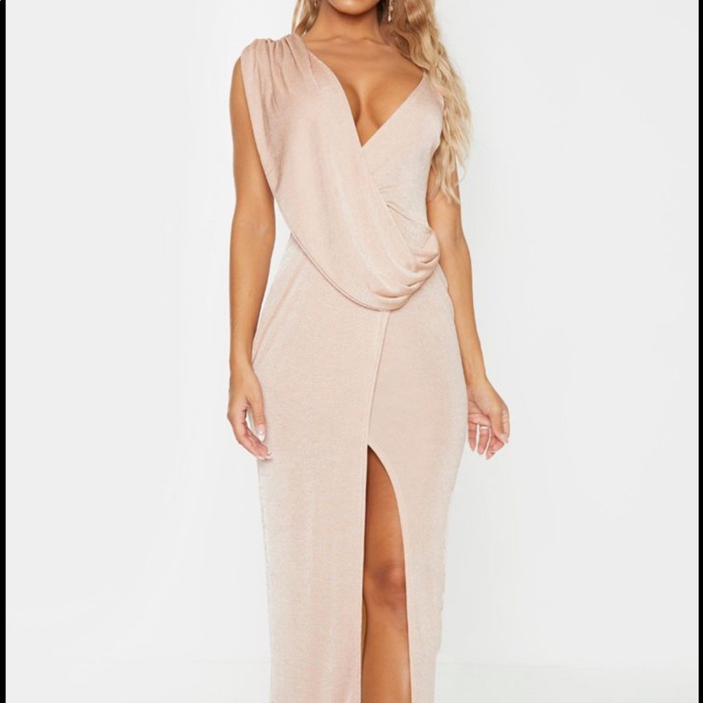 Pretty Little Thing Nude Dress
